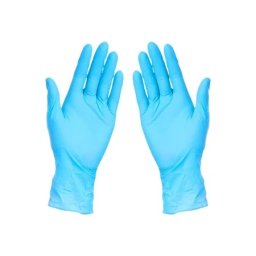 Rukavice nitril 100/1 s plave ( 9100378c )