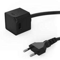 Designnest Usb cube produžni kabl A+C, crni 3m ( 10896bk/euacmc )