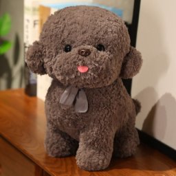 Plišani bišon xqwn-005 25cm crni ( 72079 )