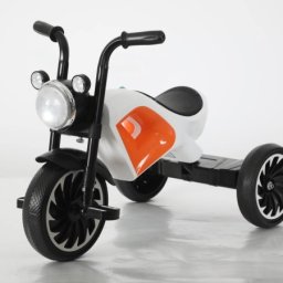 Dečiji tricikl – Moto dizajn sa svetlom - Beli
