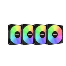 Raidmax Black Infinity ARGB , NV-X120FBDC4 Ventilator 4x 120mm kit