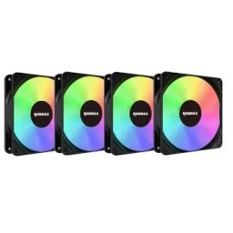 Ventilator 4x 120mm kit Raidmax Black X-Air ARGB , NV-X120FBDC4