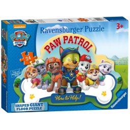Ravensburger puzzle (slagalice) - Velike podne puzle Paw patrol, RA05536