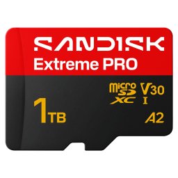 SanDisk Micro SDXC 1TB Extreme PRO 200MB/s ‎SDSQXCD-1T00-GN6MA