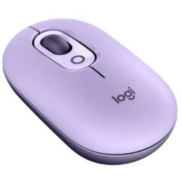 Logitech Pop Mouse with Emoji, Lilac miš