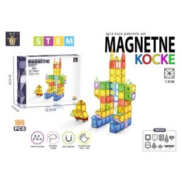Magnetne Kocke Magnetni konstruktor Robot 186 delova Magnetne kocke ( SW12759 )