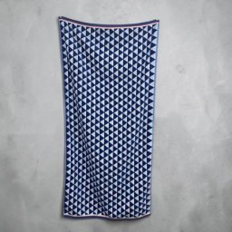 Plažni peškir – 100% pamuk – 162 x 82 cm Karirani dezen ( VLK000668-karirani )