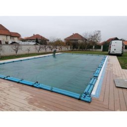 Nero zimski prekrivač za bazen sa vodenim tegovima 8 x 4m (9,8 x 5,8m) ( 1292 )