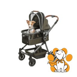 Trixie Buggy Kolica Sa Uklonjivom Korpom i Navlakom Za Kišu, Za Pse Do 22kg
