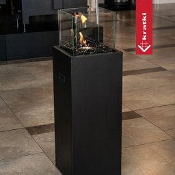 Samostojeći bioetanolski kamin TOWER Black
