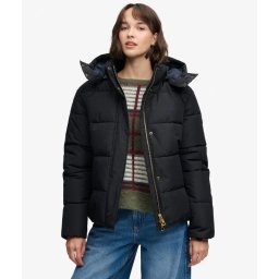 SUPERDRY PUFFER ŽENSKA JAKNA BLACK