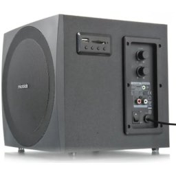Microlab M300BT Drveni 2.1 38W RMS(14W,2x12W) SD, USB, FM, BLUETOOTH, black, 3.5mm