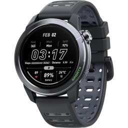 MIBRO GS ACTIVE2 PAMETNI SAT GPS, 1.32", 2 NARUKVICE, TAMNO Sivi