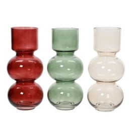 Dekordom vaza transparent glass 26cm 647582 - kmg ( 041186 )