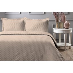 Dekordom prekrivač trattino 160x220 - beige ( 024482 )