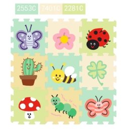 Podloga puzzle mat flowers &insects ( DEXY39408 )