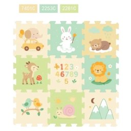 Podloga puzzle mat animals &numbers ( DEXY39378 )