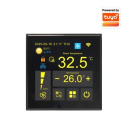 SMART žični digitalni ugradni Wi-Fi termostat za Fan-Coil DST-600F2/WF