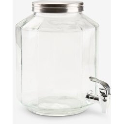 Tegla sa slavinom 4,25ltr. staklo