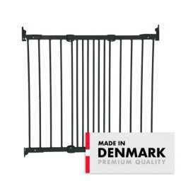 BabyDan FlexiFit sigurnosna ogradica za vrata i stepenice 67–105.5 cm – metalna, zidna montaža,crna ( 20002 )
