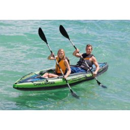 Proizvod sa nedostatkom - OUTLET - Intex challenger k2 kayak (86″ Aluminijumska vesla) + Teretna mreža ( 68306NP )