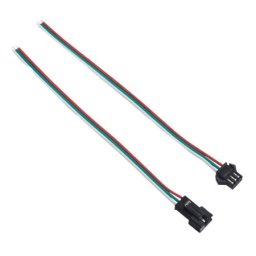 Set priključnih kablova za PIXEL LED trake, 10cm (1xM+1xŽ) ( JST-SM3/set )