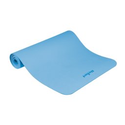 REBEL ACTIVE Strunjača prostirka za jogu, pilates i fitnes 183x61cm debljina 1cm TPE plava RBA-3158-BL