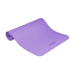 REBEL ACTIVE Strunjača prostirka za jogu, pilates i fitnes 183x61 cm debljina 4mm TPE ljubičasta RBA-3157-PU