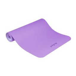 REBEL ACTIVE Strunjača prostirka za jogu, pilates i fitnes 183x61 cm debljina 6mm TPE ljubičasta RBA-3152-2PU