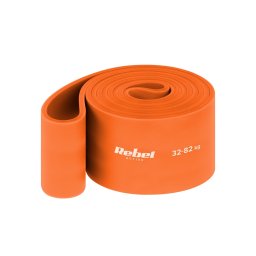 REBEL ACTIVE Lateks guma elastična traka za vežbanje Power Band PL-7 narandžasta otpor 32-82 kg RBA-3000-7