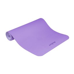 REBEL ACTIVE Strunjača prostirka za jogu, pilates i fitnes 183x61 cm debljina 4 mm TPE ljubičasta RBA-3157-2PU
