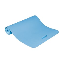 REBEL ACTIVE Strunjača (prostirka) za jogu, pilates i fitnes, 183x61 cm, debljina 1 cm, materijal TPE, plava boja, model RBA-3158-2BL