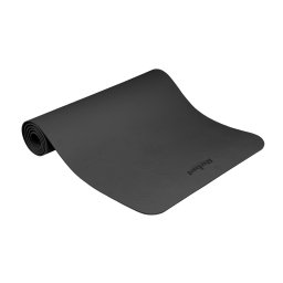 REBEL ACTIVE Strunjača (prostirka) za jogu, pilates i fitnes, 183x61 cm, debljina 4 mm, materijal TPE, crna boja, model RBA-3157-BK