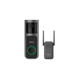 Imou 3MP Wi-Fi Doorbell 2S Kit, 2K QHD, 5000mAh rechargable battery, 125 wide-angle view, night vision 5m, Mic and Speaker, 8x Digital Zoom, PIR Motion / AI Human Detection, USB-C, Chime works as Wi-Fi extender, Weatherproof