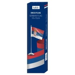 Takk deco flag zastava srbije 10x15cm ( 701020 )