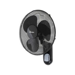 Ardes 5w40r zidni ventilator 50w sa daljinskim upravljačem i tajmerom crni