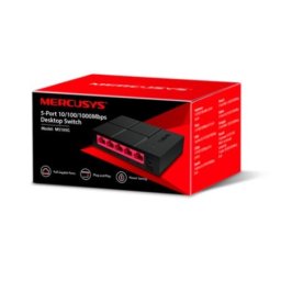 Mercusys ms105g v1, 5port 10/100/1000mbps desktop switch Lan switch (55775) ( 17943 )