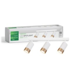 Green tech LED spot svetiljka gu10 x3 belo-zlatna ( biancolux-3l )