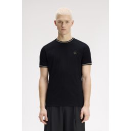 FRED PERRY TWIN MAJICA BLKELWG