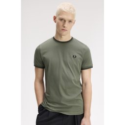 FRED PERRY TWIN MAJICA LWGREENB