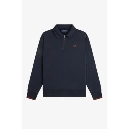 FRED PERRY COLLARED DUKS Z NAVY