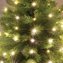 Lampice za jelku sa 50 toplo belih mikro LED dioda Home ML50/WW