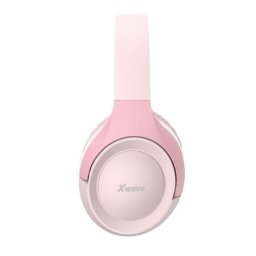 Xwave Bluetooth slušalice stereo sa mikrofonom MX100/v5.3/FM/Aux/microSD ROZE