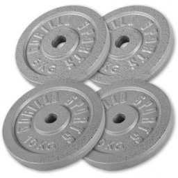Gorilla Sports Set tegova od livenog gvožđa (2 x 5 + 2 x 10 kg) ( 100134-00002-0115 )