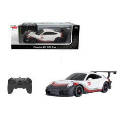Rastar plastični autić na daljinsko upravljanje 1:18 porsche 911 gt3 cup - beli ( 70990 )