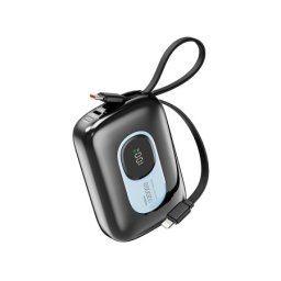 Power bank moxom mini portable dual cable mx-pb208 22.5w fast charging 20000mah sivi ( BAT9664 )
