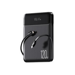 Power bank moxom utopia mx-pb180 120w super fast charging 20000mah crni ( BAT9668 )
