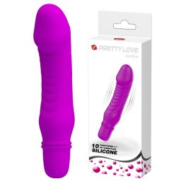 Silikonski violet mini vibrator Stev