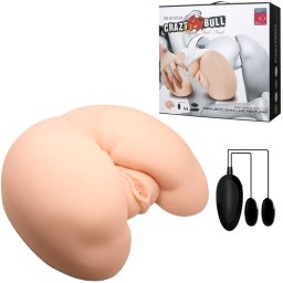 Realistična vibro Vagina & Anal Crazy Bull