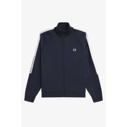 FRED PERRY PRINT JAKNA NAVY